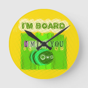 Reloj de pared acrílico