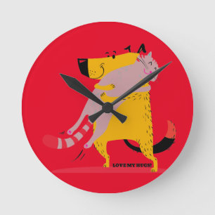 Reloj de pared acrílico