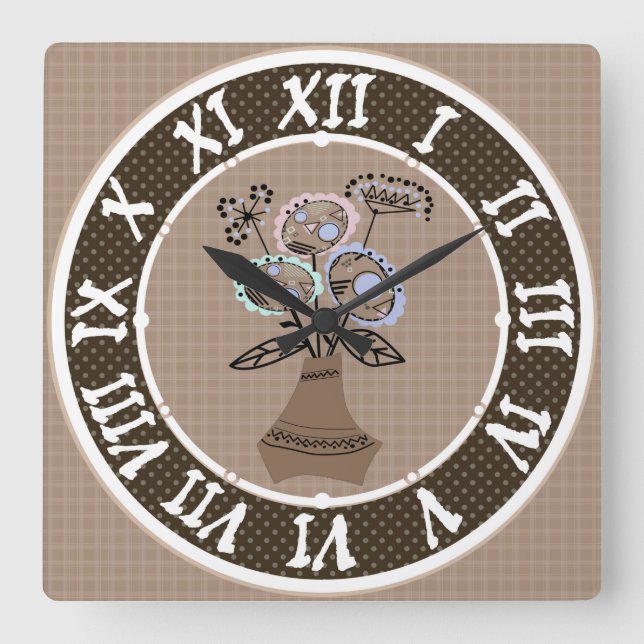 Reloj de pared acrílico (Anverso)