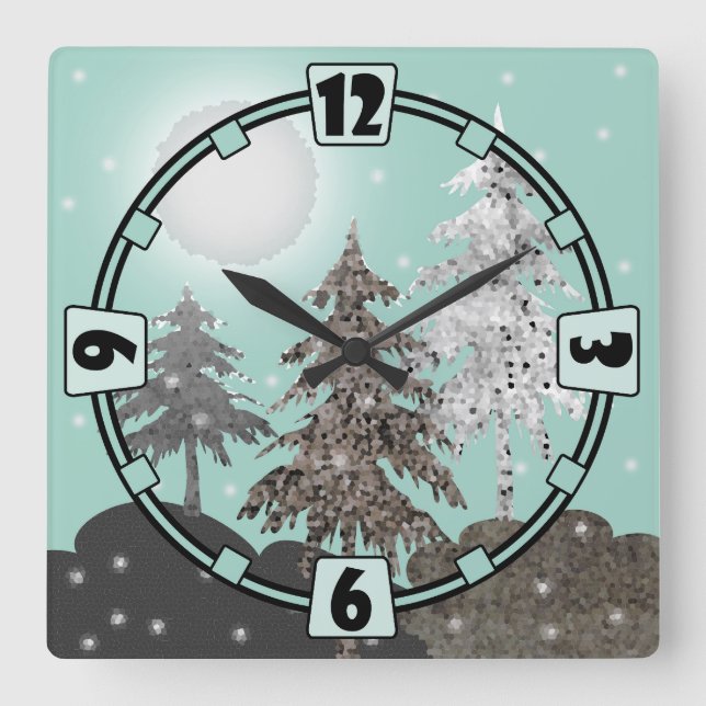 Reloj de pared acrílico (Anverso)