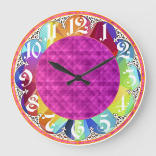 Reloj de pared acrílico