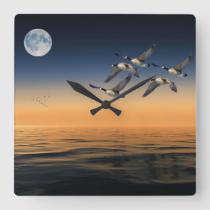 Reloj de pared acrílico