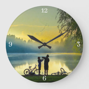 Reloj de pared acrílico