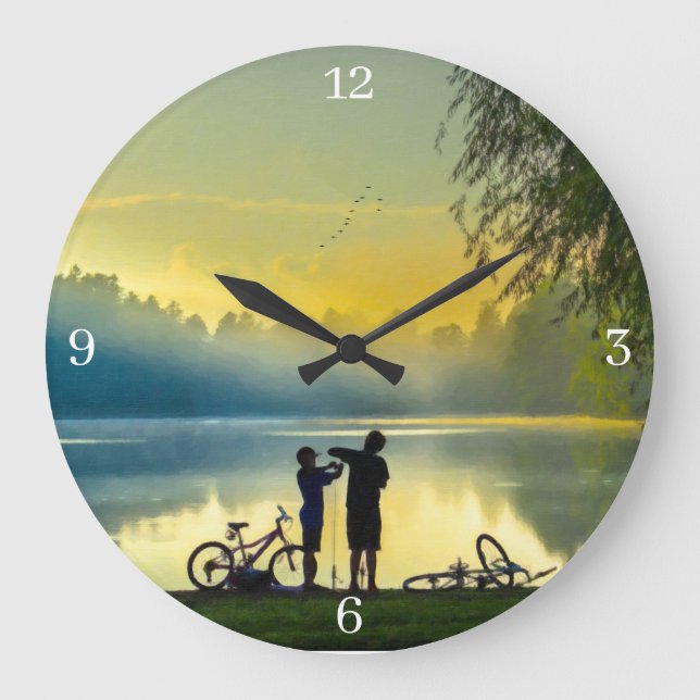 Reloj de pared acrílico (Anverso)