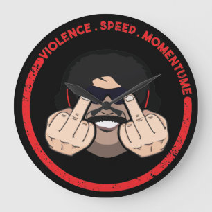 Reloj de pared acrílico