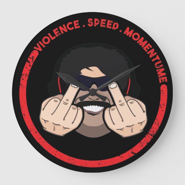 Reloj de pared acrílico (Anverso)