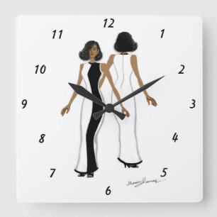 Reloj de pared acrílico