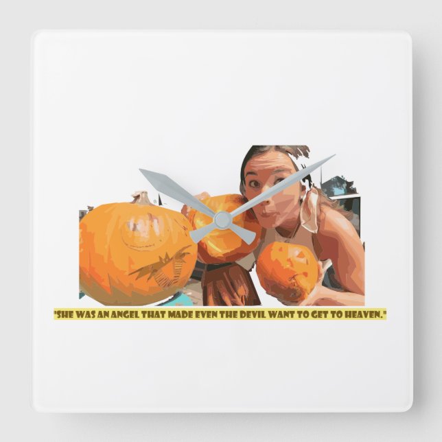 Reloj de pared acrílico (Anverso)