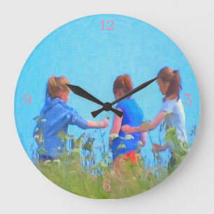 Reloj de pared acrílico