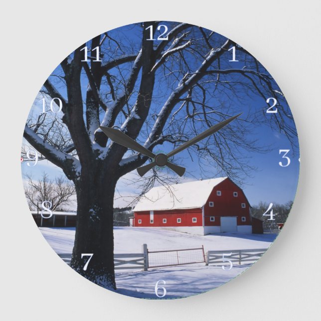 Reloj de pared acrílico (Anverso)