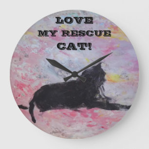 Reloj de pared acrílico