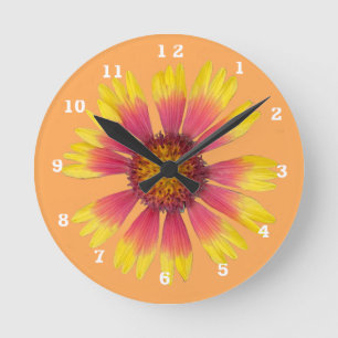Reloj de pared acrílico abierto indio