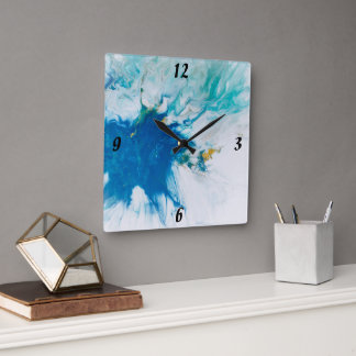 Reloj de pared acrílico, acrílico cuadrado de 10,7