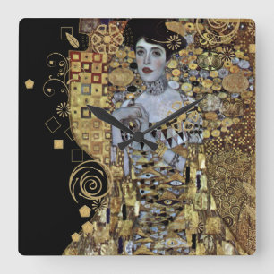 Reloj de pared acrílico Adele Klimt