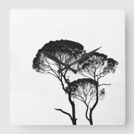 Reloj de pared acrílico cuadrado