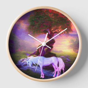 Reloj de pared acrílico cuadrado de 10,75"