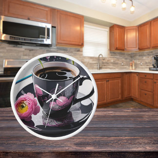 Reloj de pared, acrílico cuadrado de 27,3 cm