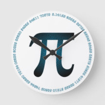 Reloj de pared acrílico de arándano azul en blanco