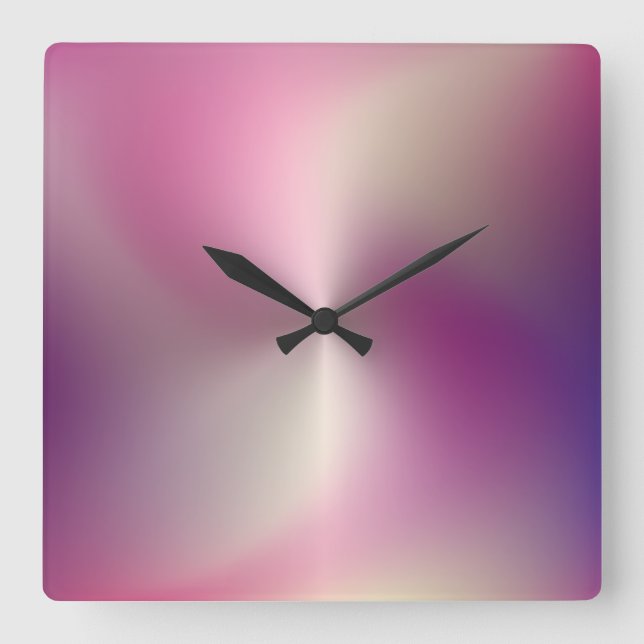 Reloj de pared acrílico de estilo metálico multico (Anverso)