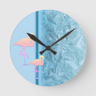 Reloj de pared acrílico de flamencos bailarines