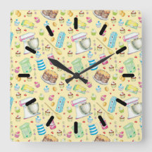 Reloj de pared acrílico de horneado