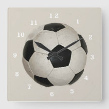 Reloj de pared acrílico de la bola de fútbol