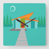 Reloj de pared acrílico de la casa del Personaliza