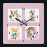 Reloj de pared acrílico de la Escuela de Fotografí<br><div class="desc">Plantilla de fotos de perro lista para que puedas agregar tus propias imágenes. tenga en cuenta que las fotos son sólo marcadores de posición . Las plantillas son ideales para las fotos en Instagram de tu bebé de piel.</div>