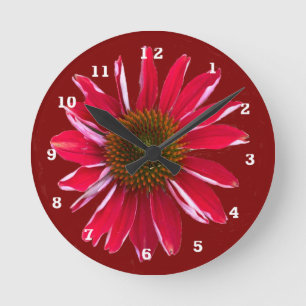 Reloj de pared acrílico de la margarita africana