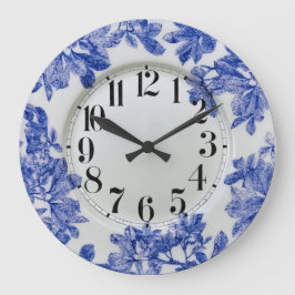 Reloj de pared acrílico de la placa azul de Arbor