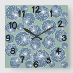 Reloj de pared acrílico de las ruedas