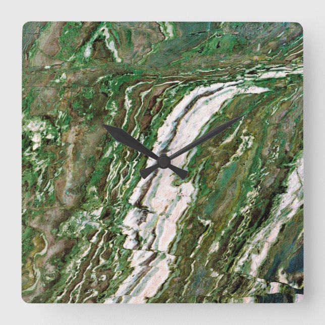 Reloj de pared acrílico de patrón de piedra de gra (Anverso)