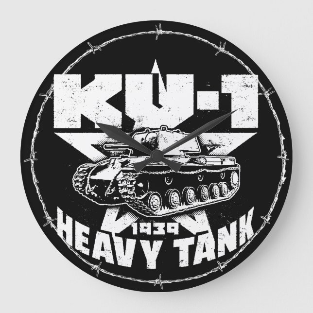 Reloj de pared acrílico de reloj grande KV-1 (Anverso)