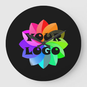 Reloj de pared acrílico de su oficina comercial de