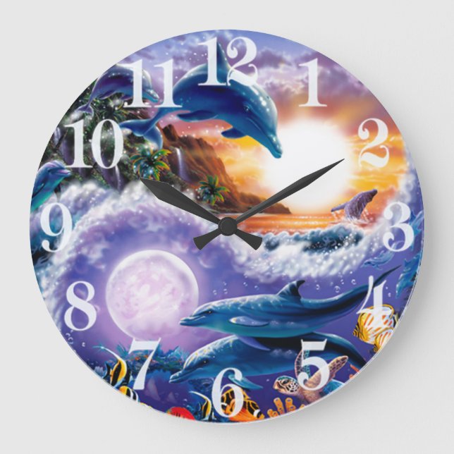 Reloj de pared acrílico de sueño (Anverso)
