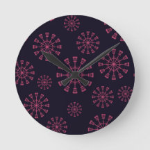 Reloj de pared acrílico del cielo invernal