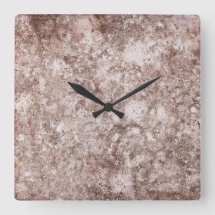 Reloj de pared acrílico del patrón de piedra travi