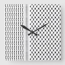 Reloj de pared acrílico del personalizable Kufiya