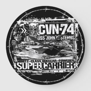 Reloj de pared acrílico del portaaviones