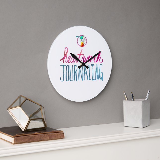 Reloj de pared acrílico estético HWJ (Oficina)