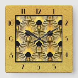Reloj de pared acrílico estilo Art Deco