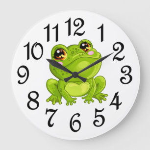 Reloj de pared acrílico Happy The Frog