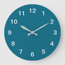Reloj de pared acrílico Minimalista azul turquesa