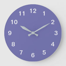 Reloj de pared acrílico Minimalista de Lavanda