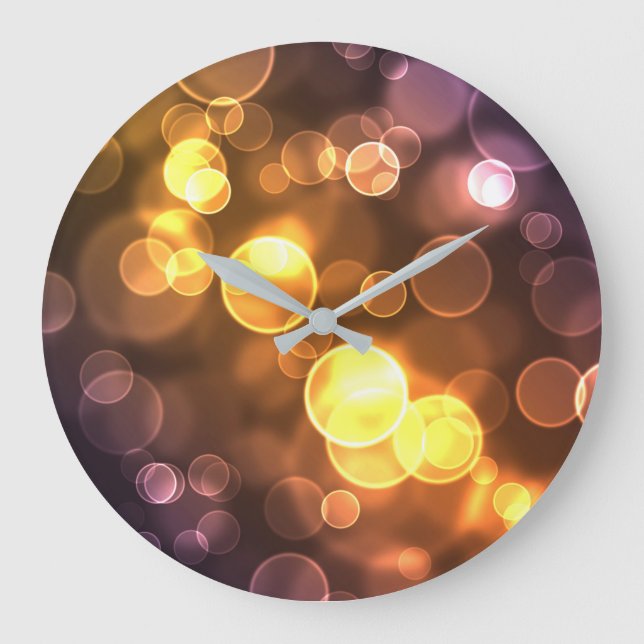 Reloj de pared acrílico oscuro y brillante (Anverso)