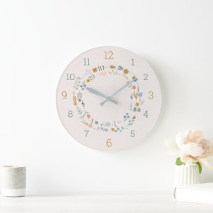 Reloj de pared acrílico para bebés salvajes de la 