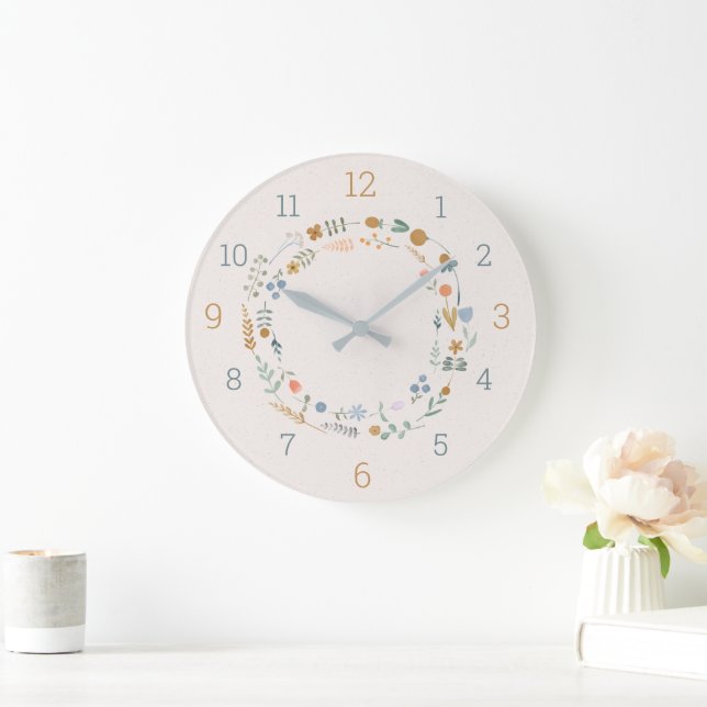 Reloj de pared acrílico para bebés salvajes de la  (Hogar)