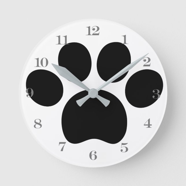 Reloj de pared acrílico paw (Anverso)