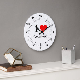 Reloj de pared acrílico - Personalizado I Corazón 