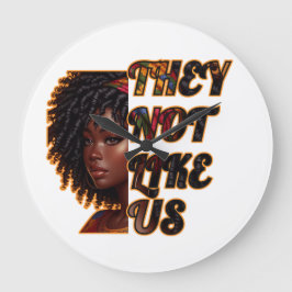 Reloj de pared acrílico redondo de 10.75" - No les